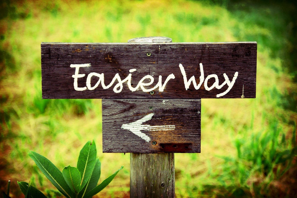 easier way sign arrow