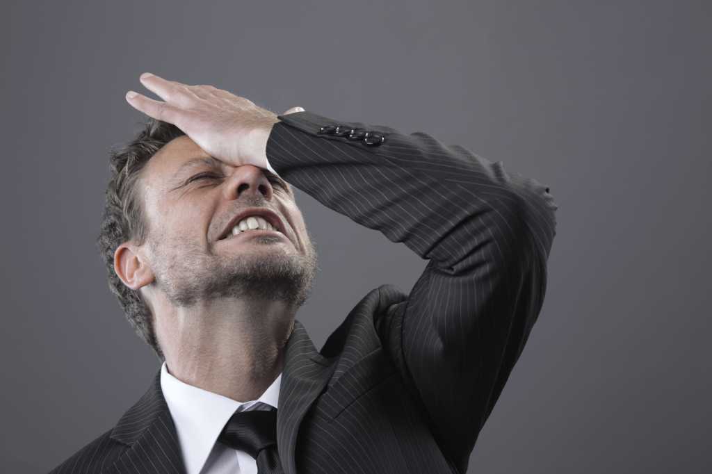 Failure frustration anger user man worker