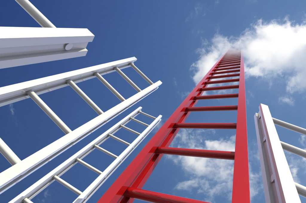 ladders to the sky clouds