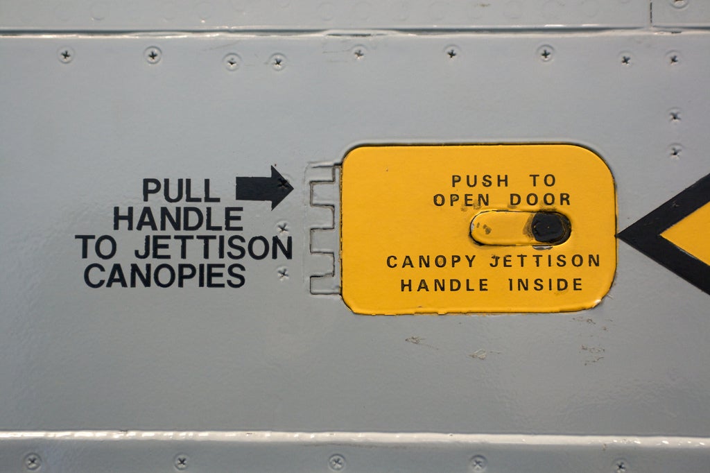 jettison canopy handle eject