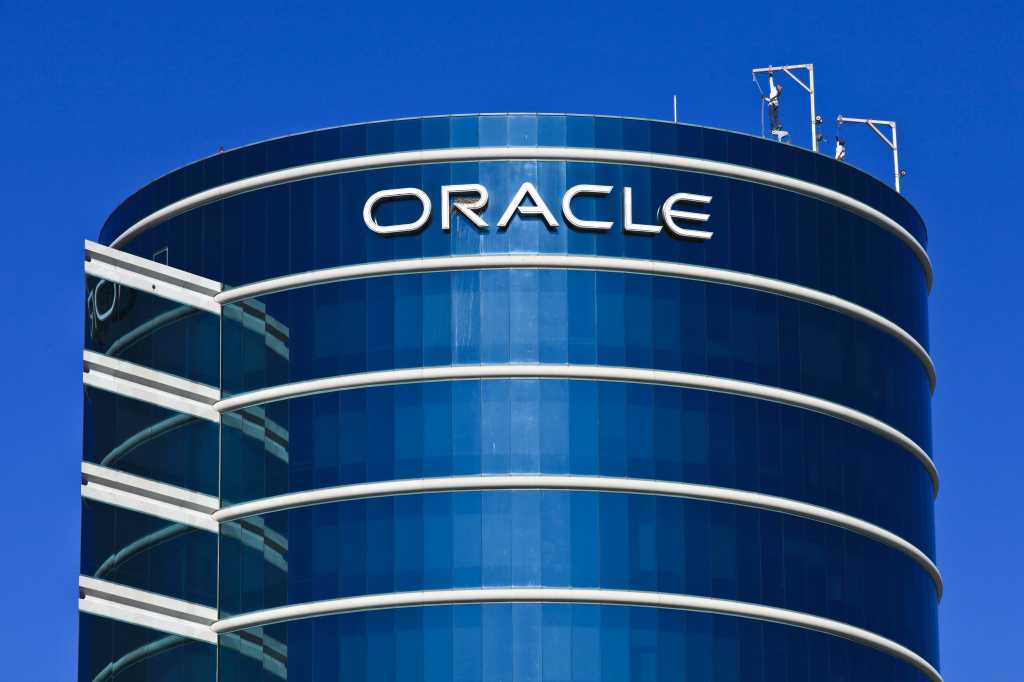 Oracle's headquarters in Redwood Shores, California, on November 17, 2009