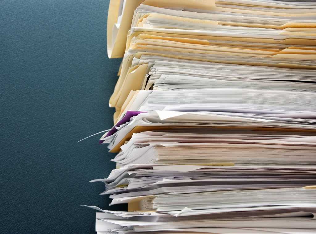 stack of documents