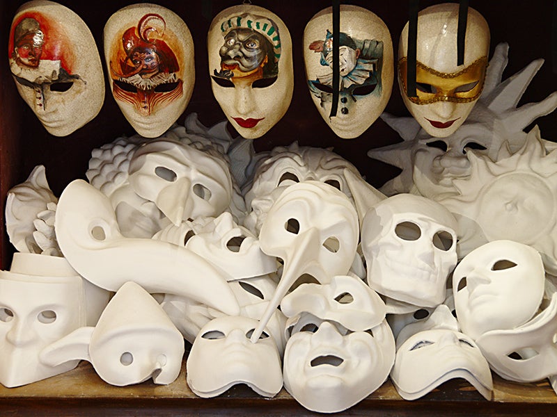 9 cido Venetian carnival masks