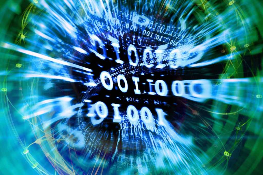 abstract binary vortex matrix motion digtial transformation disruption  by simon carter peter crowt