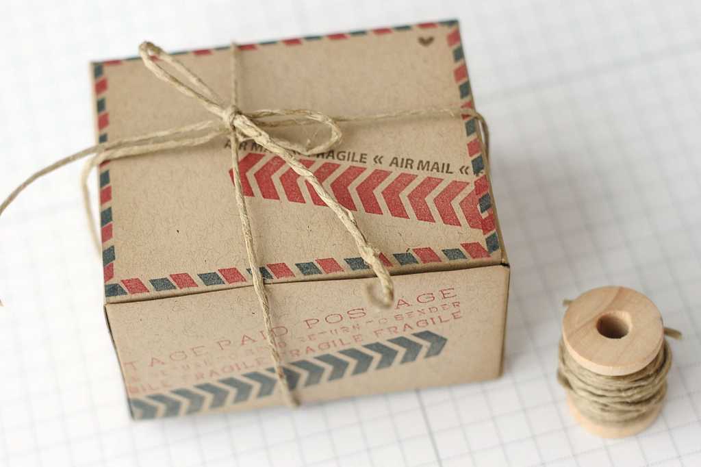 airmail package box gift delivery postal