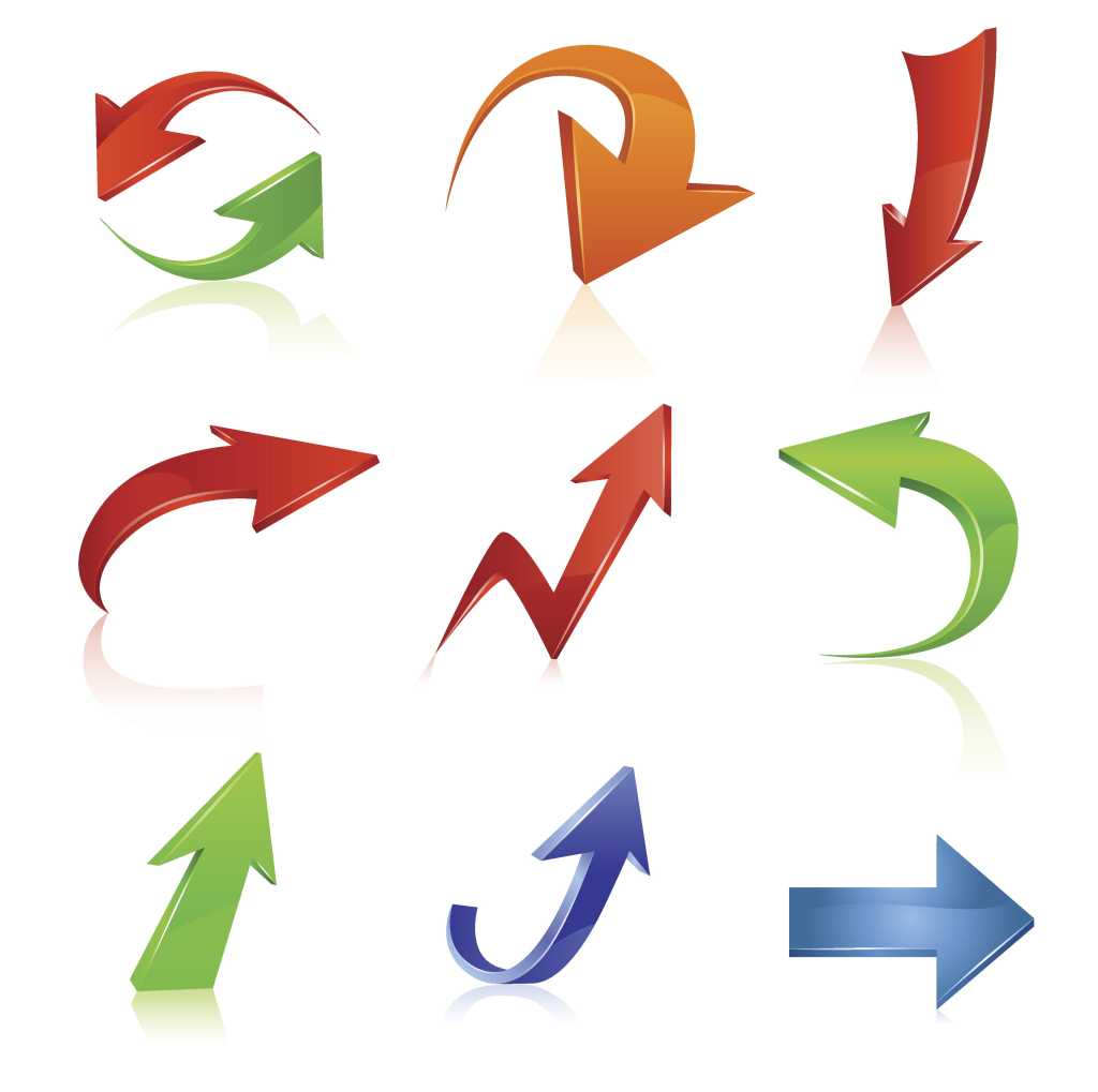 arrow icon set 106408643