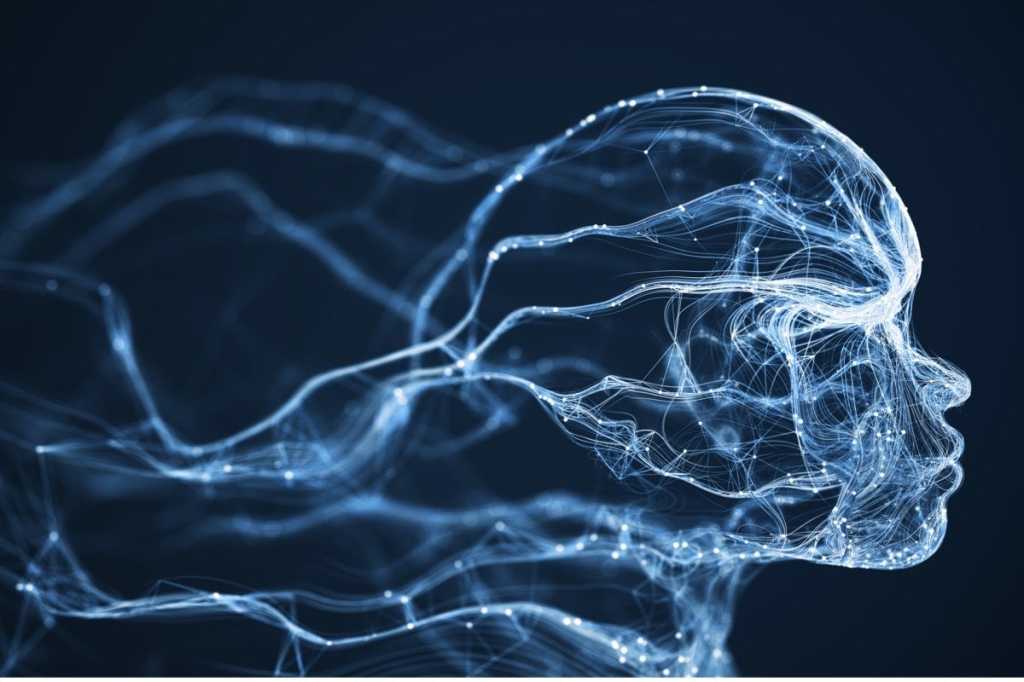 artificial intelligence neural network human face picture id1150038843