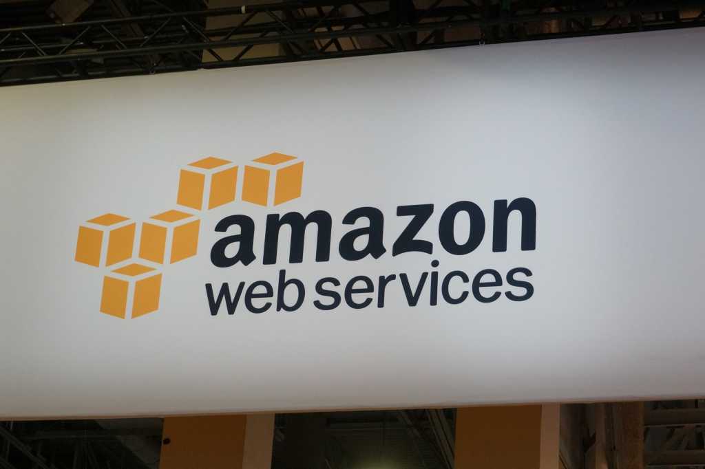 aws logo stock reinvent