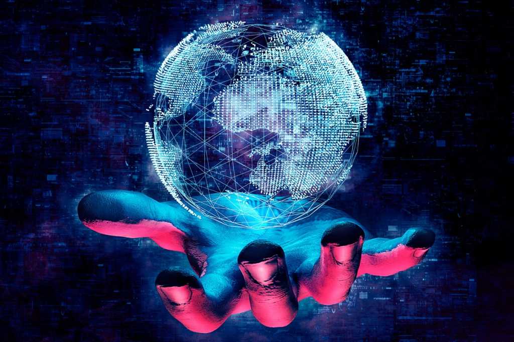 big data certification hand holding data