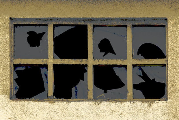 broken windows