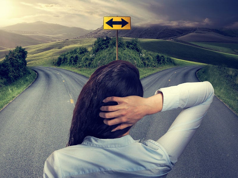 decision fork in the road