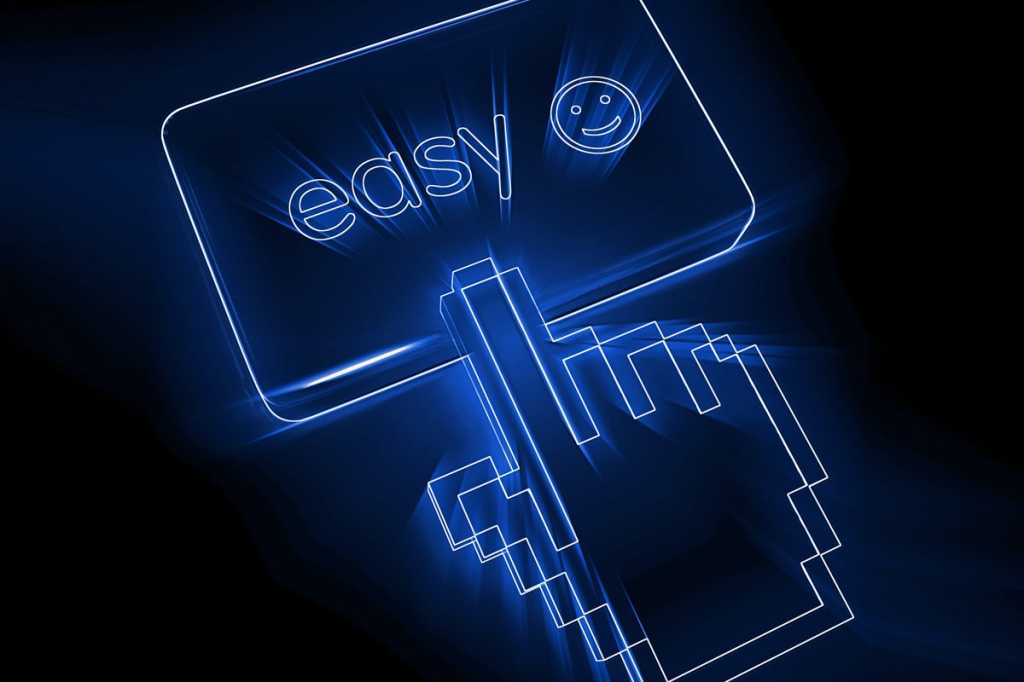 easy simple pixel hand computer pointer