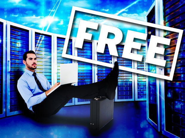 free servers worker man data center admin