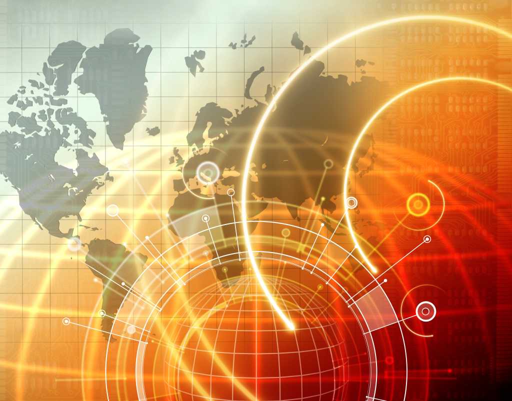 globe with world map and circuit board in background digital 200213603 001