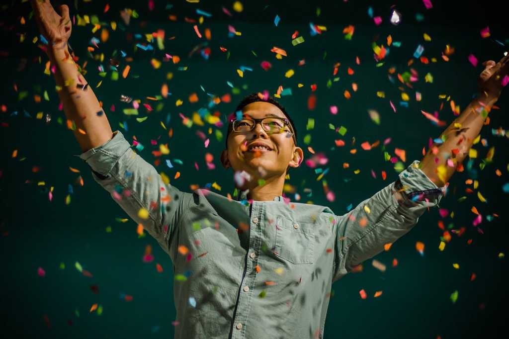 happy confetti celebrate victory proud winner ambreen hasan 346960 unsplash