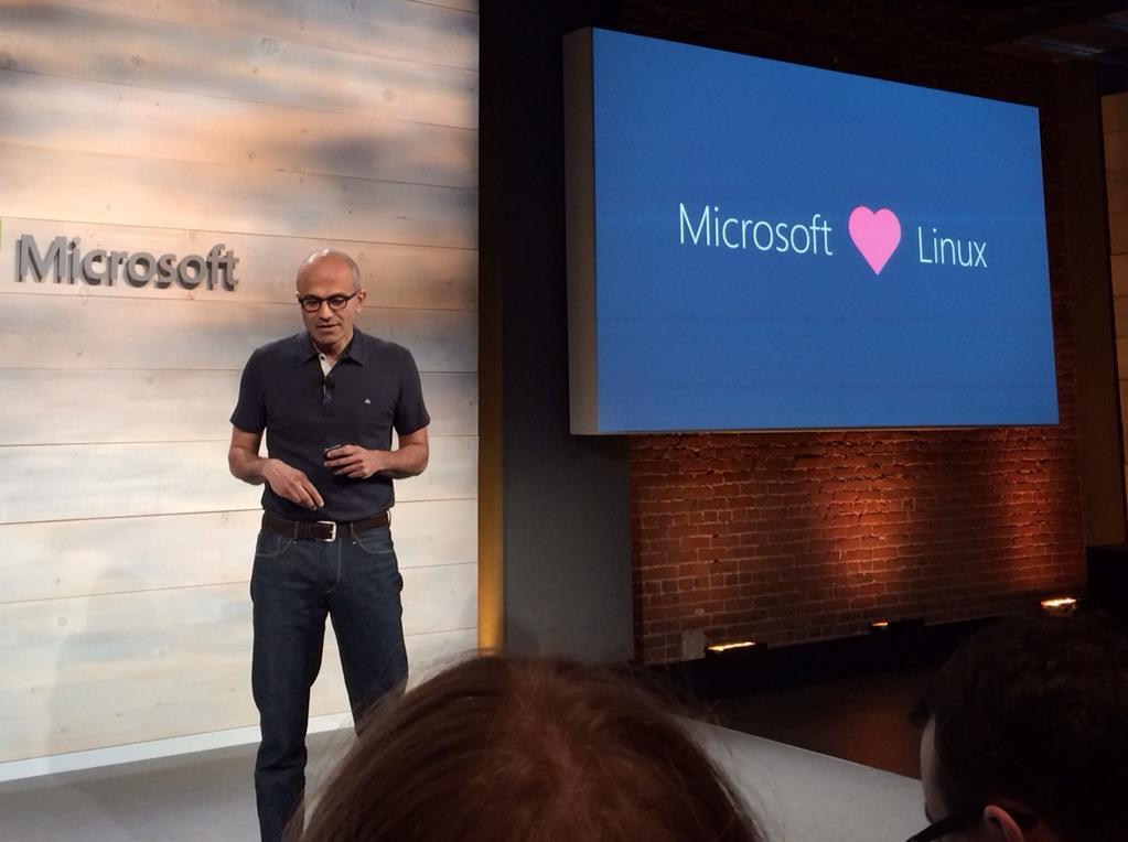 Microsoft Satya Nadella Linux