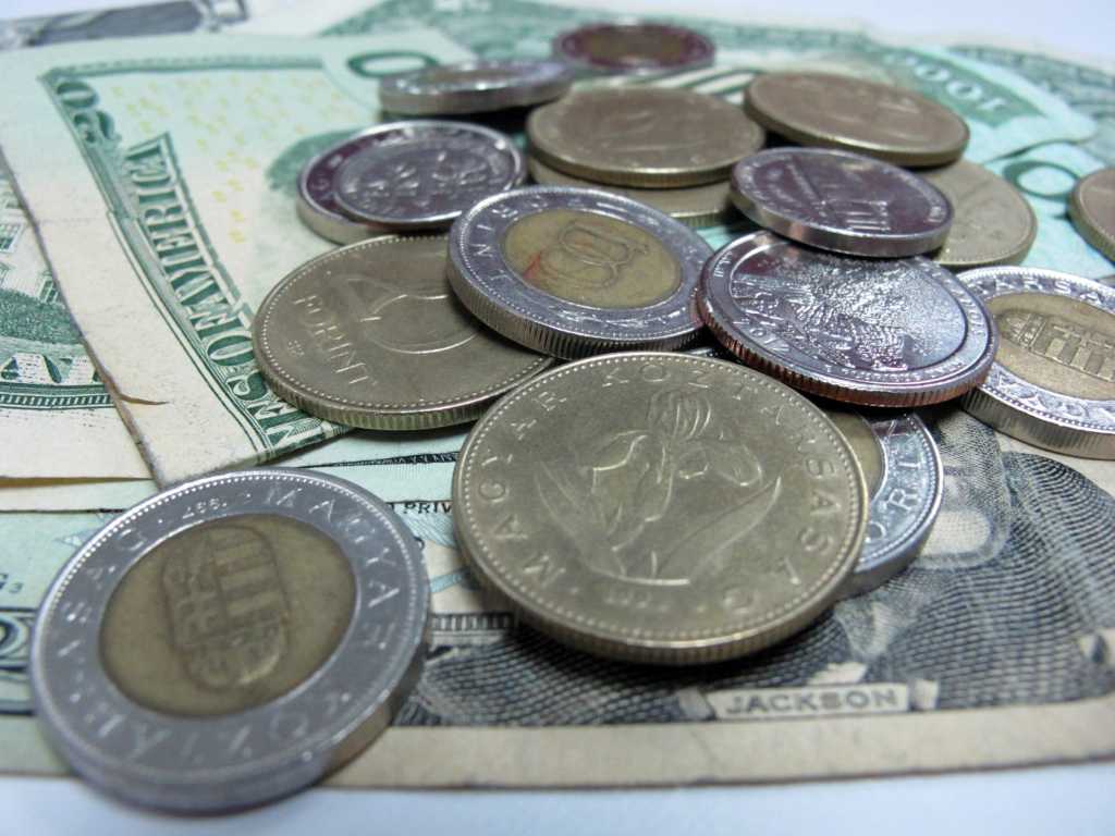 Money currency coins notes