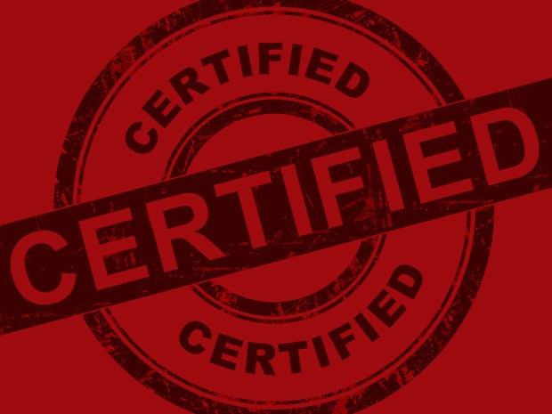 certifications certified certificate