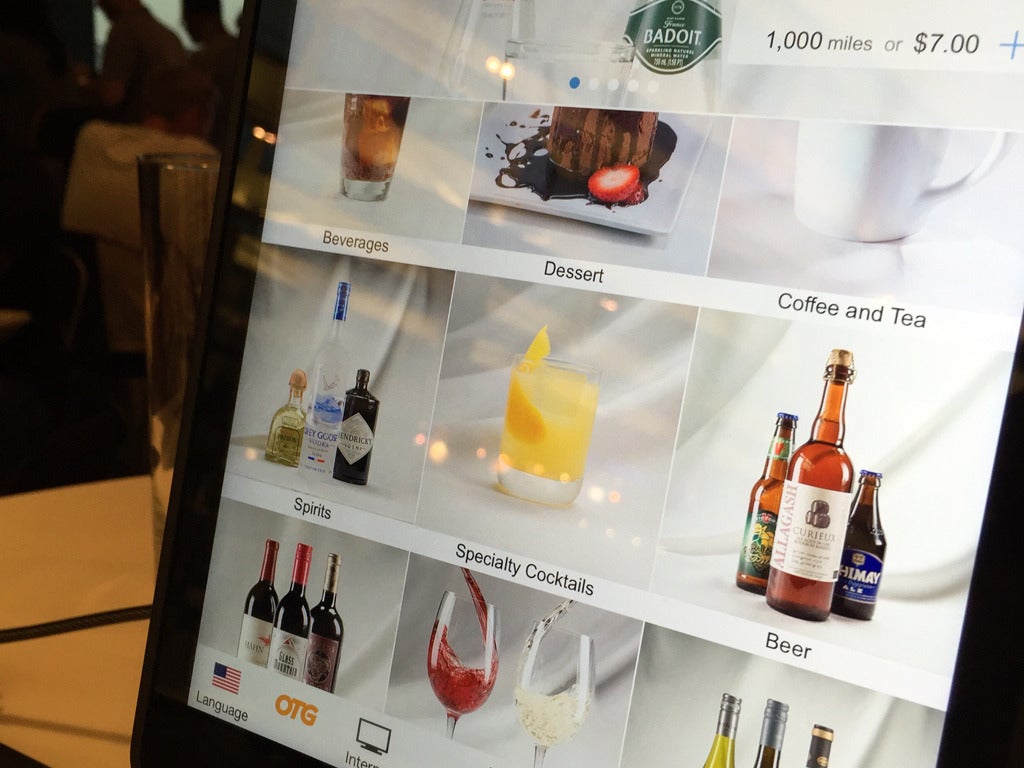 iPad restaurant ordering terminal