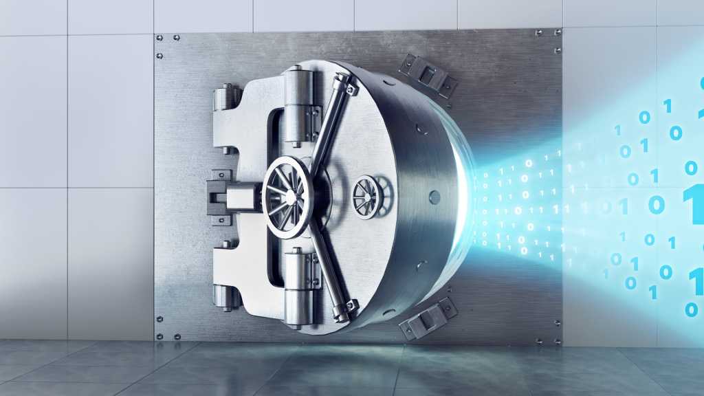 Data Safe Box with Blue Light