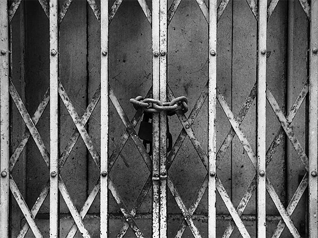 locked gate