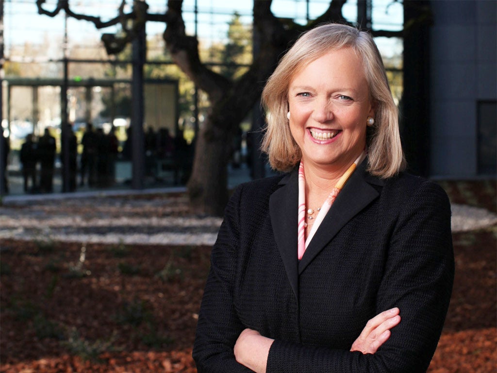 Hewlett-Packard CEO Meg Whitman