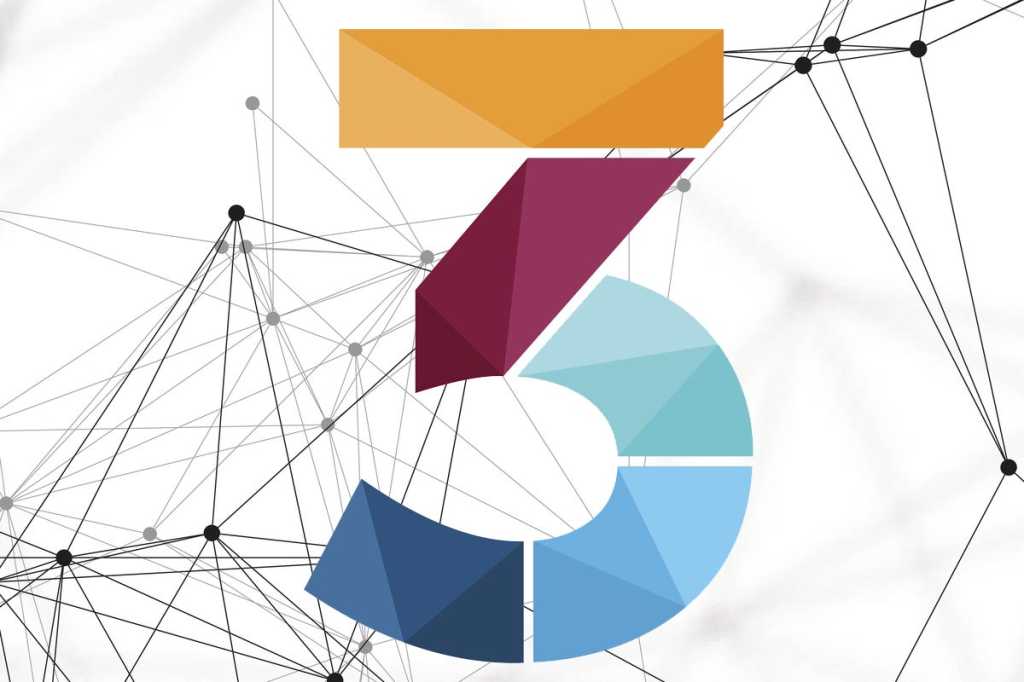 number 3 with network nodes top three