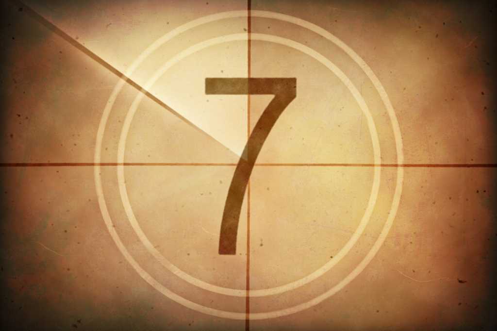 number 7 movie reel top seven