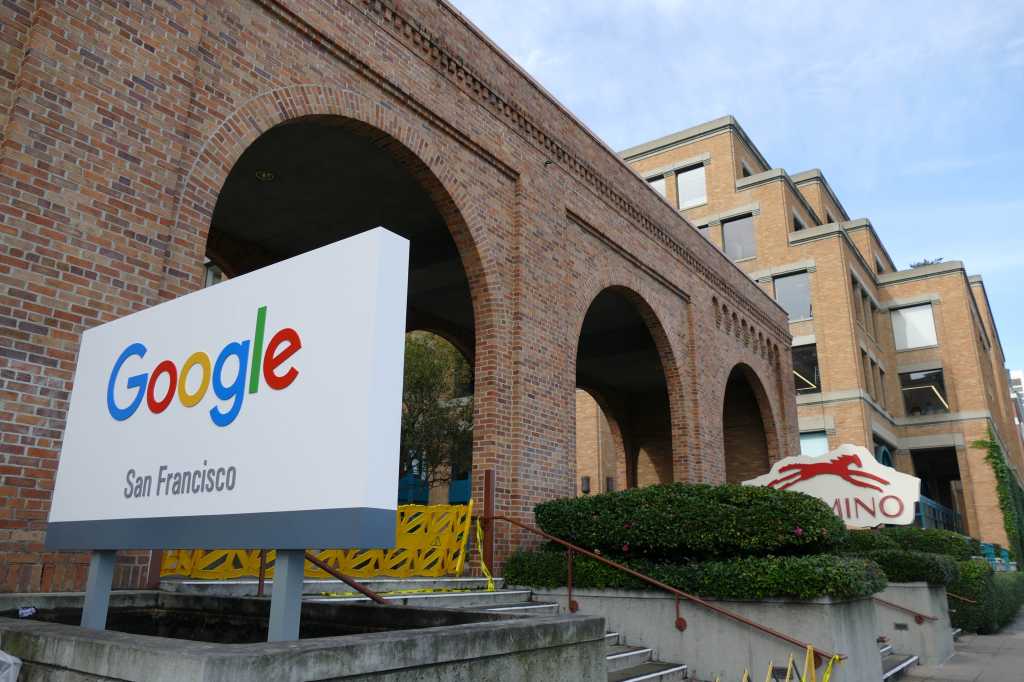 stock picture of Google office