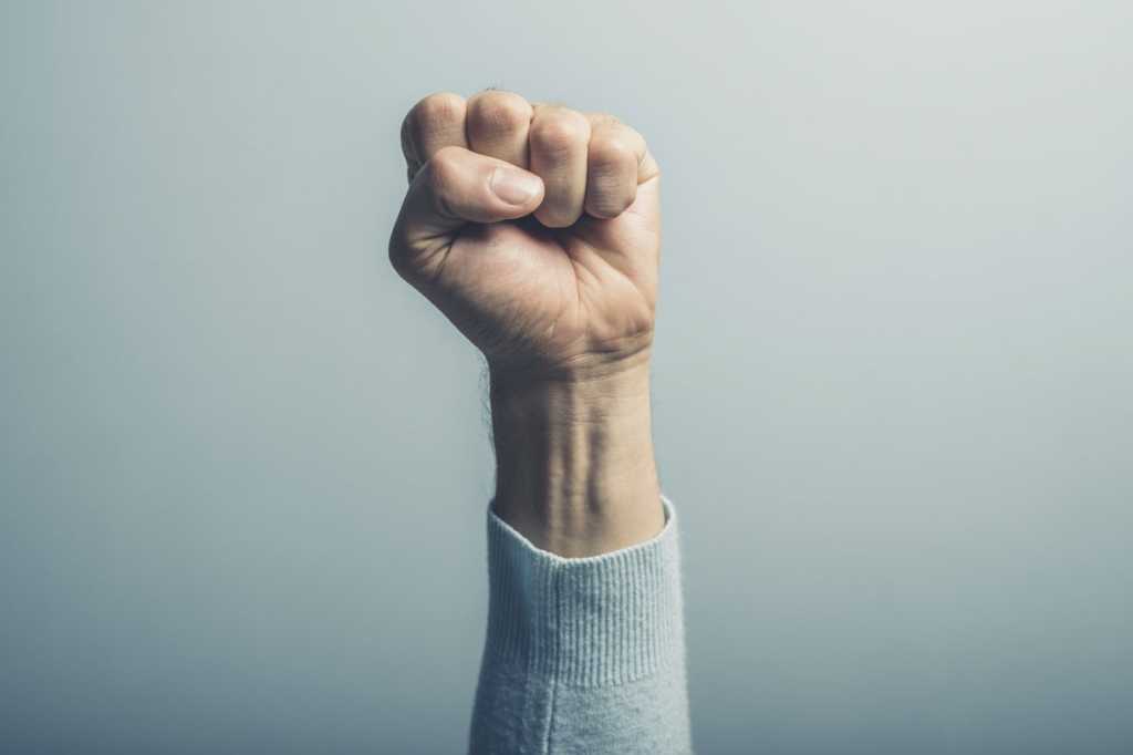 power of one rebel fight strong rise up arm fist power