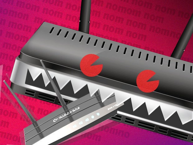 router eating router