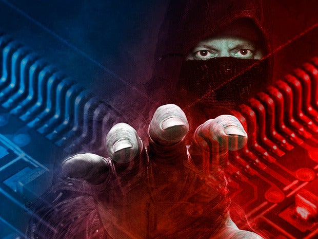 security threat ninja hacker hacked