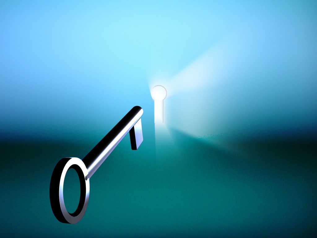 skeleton key unlocking keyhole