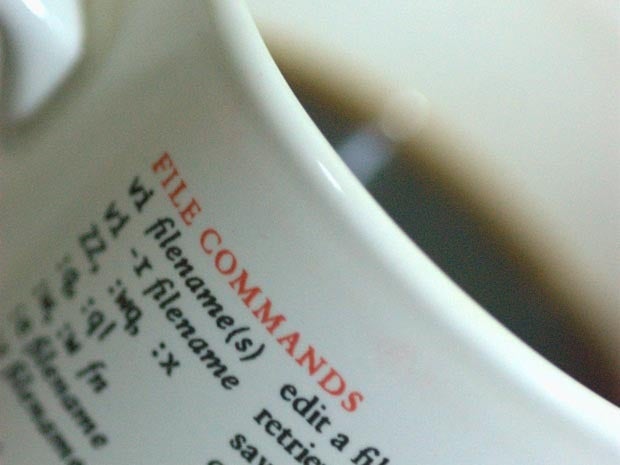 unix mug commands linux coffee
