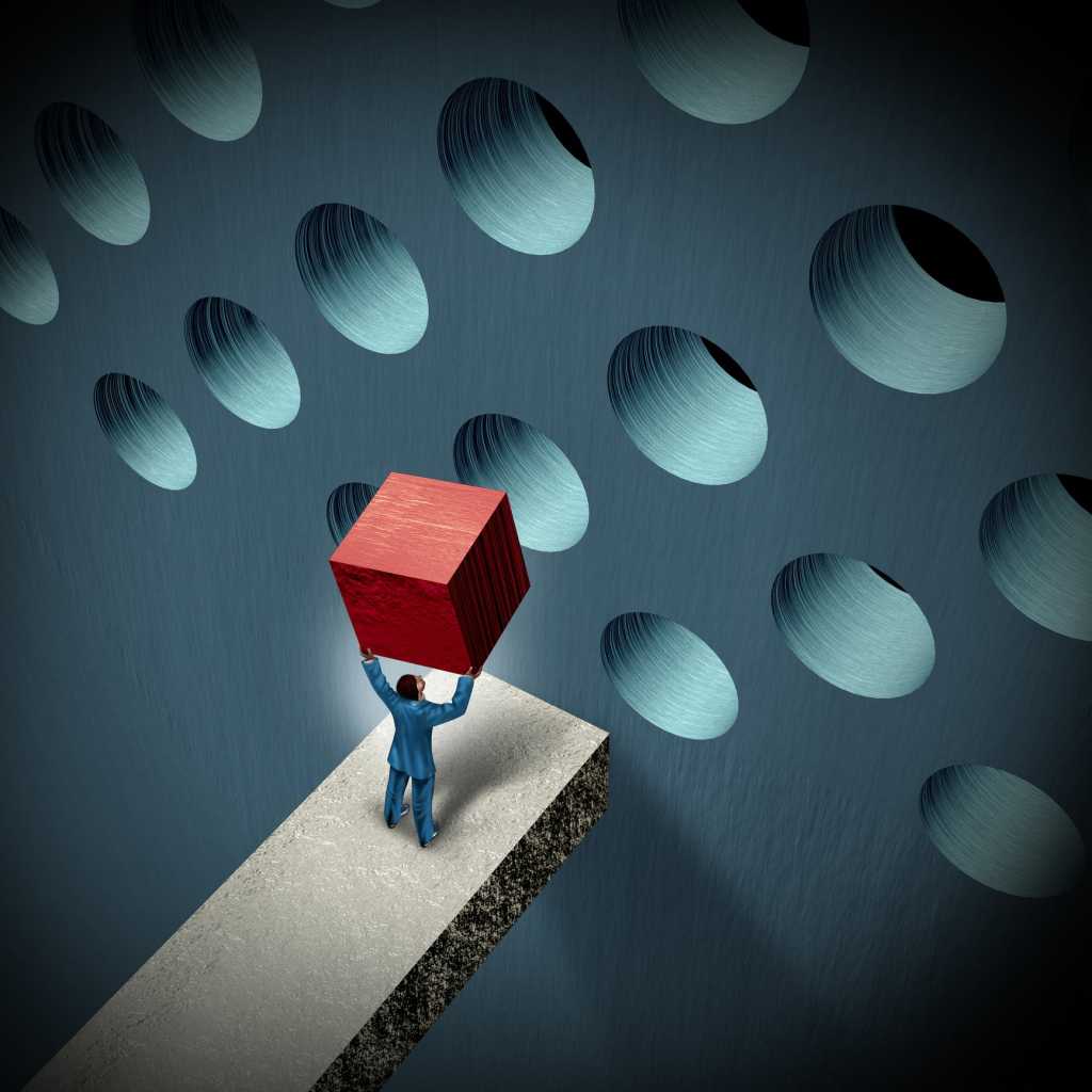 square peg round hole no fitting bad idea