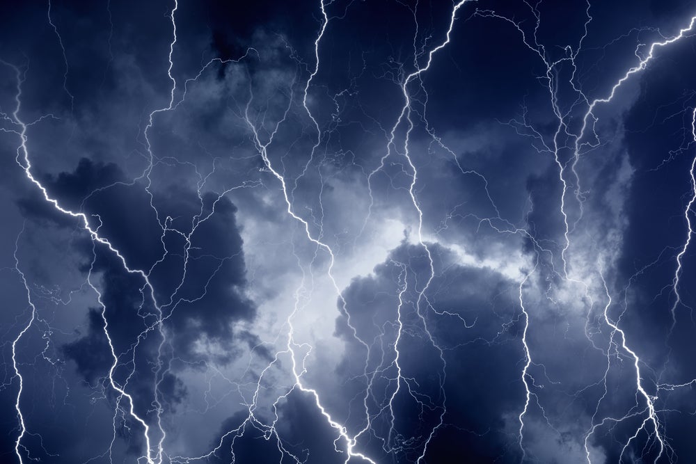 storm lightning cloud computing disaster