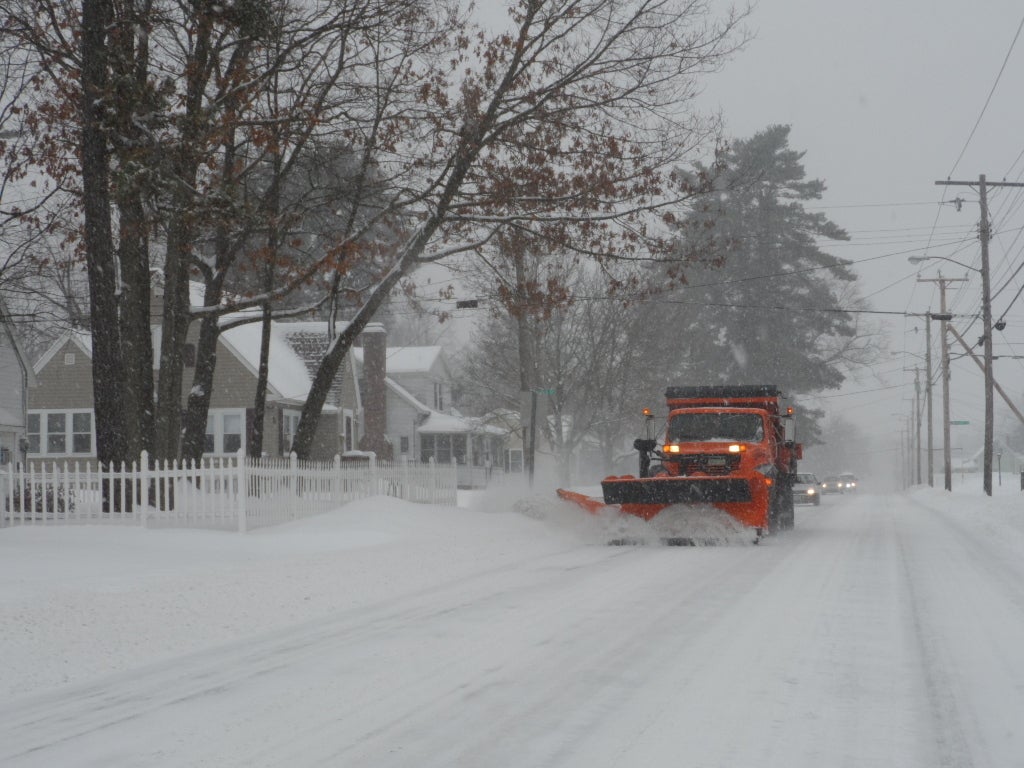 storm snow plow clear streets