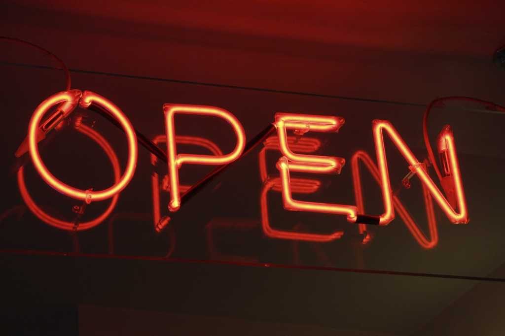 Neon Open sign