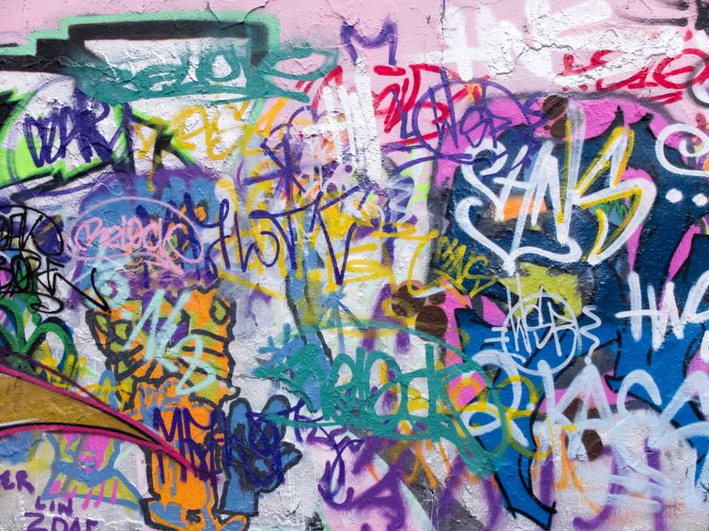 Abstract graffiti background