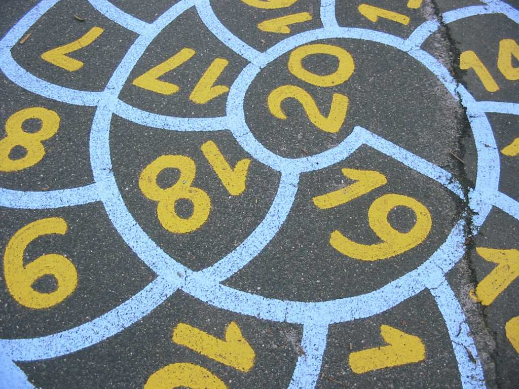 Hopscotch numbers