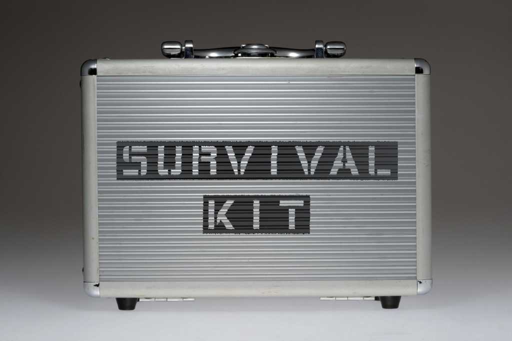 metal briefcase survival kit