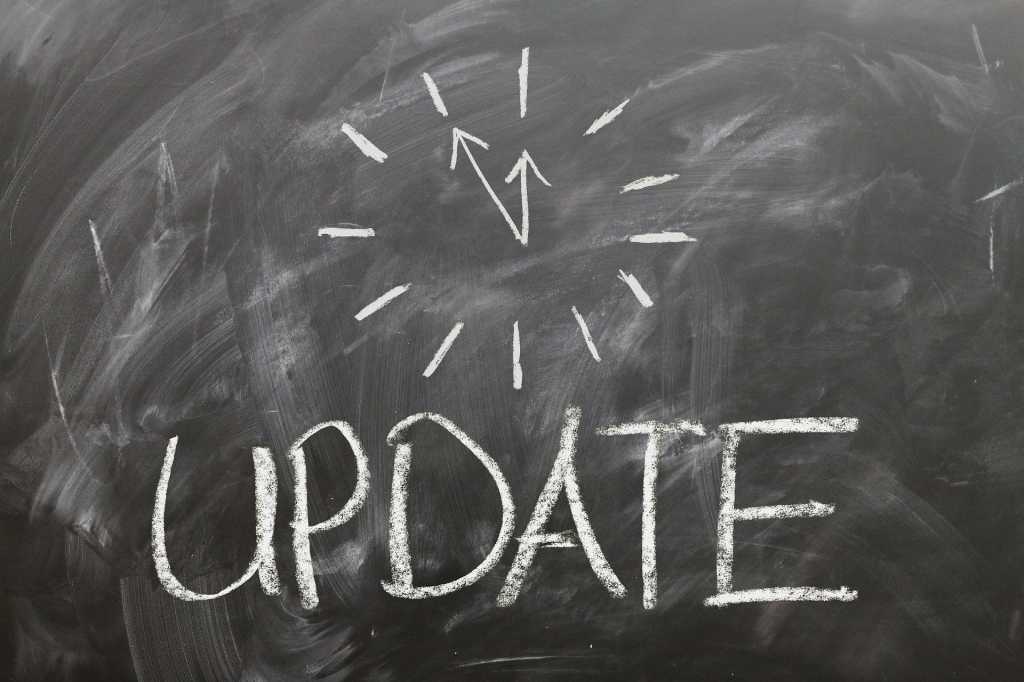 update upgrade blackboard