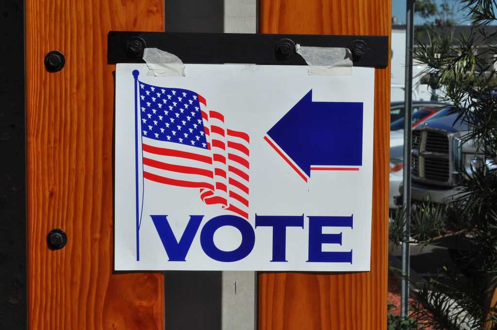 voting sign united states