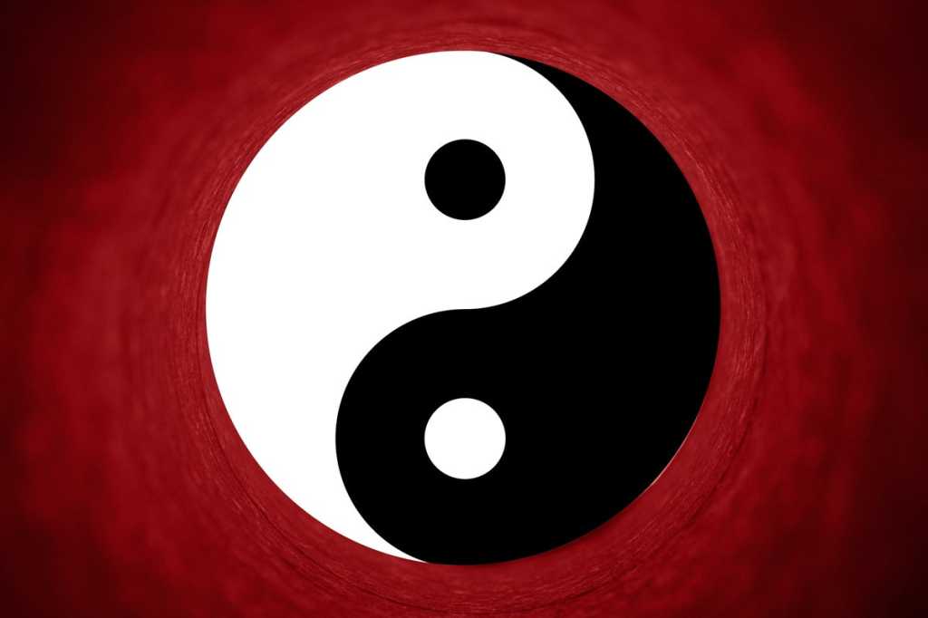 yin yang peace aligned unison
