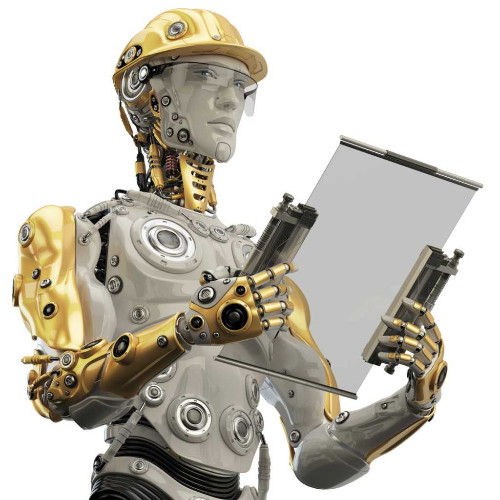 Artificial Intelligence robot worker