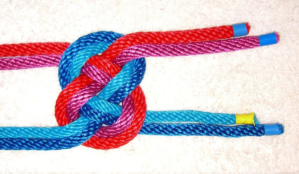 knot rope joined tie tied