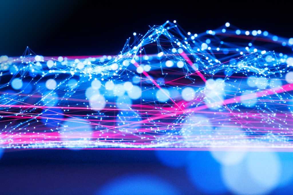 network of connections / digital matrix