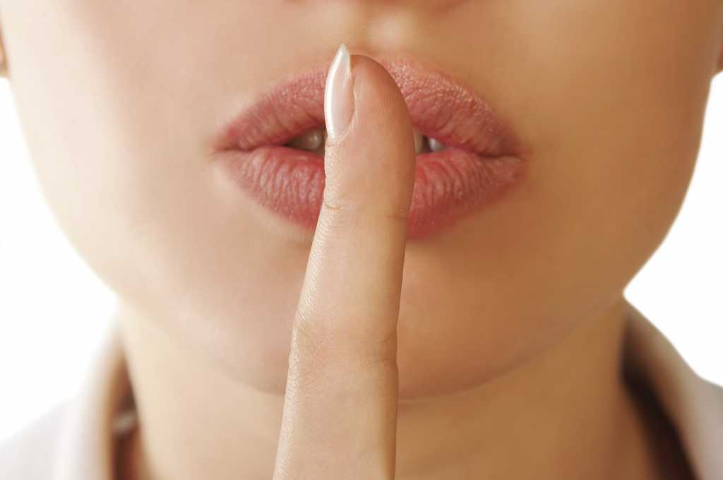 shhhhh quiet mouth lips