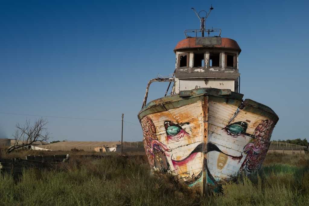 abandoned ship