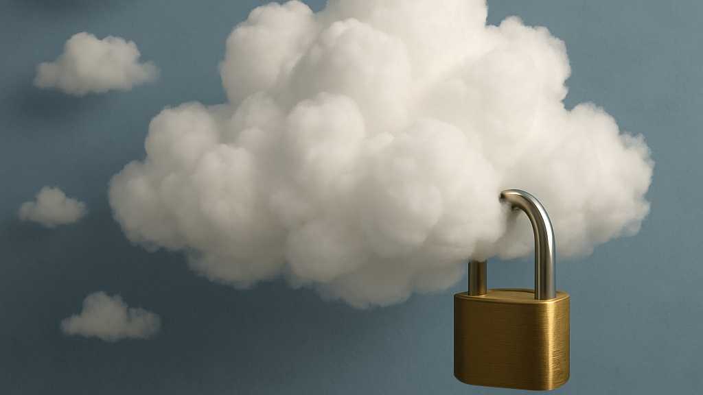 concept image of cloud security